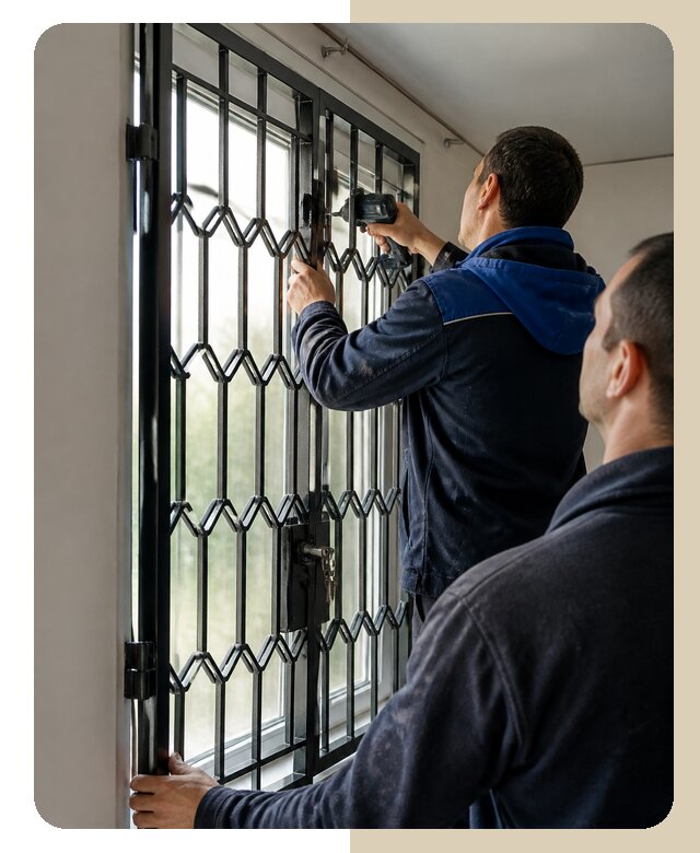 Установка распашных решеток в Спасске-Дальнем цена от 6726 р. | Дверной